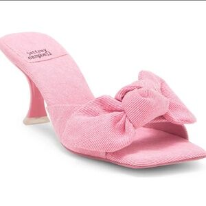 Jeffrey Campbell Pink Bow Slide Sandal